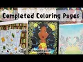January 2026 Completed Pages and February Coloring Plans