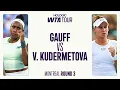 Coco Gauff vs Veronika Kudermetova 2025 Montreal Round 3 WTA Match Highlights