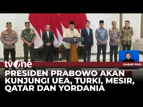 Presiden Prabowo akan Jalani Lawatan ke Sejumlah Negara di Timur Tengah