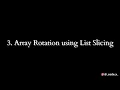 Basic python programs Array Rotation Check Array is Monotonic