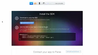 Including parse library to Android studio Introduction and Getting Started Chapter 5