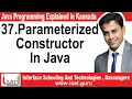 Parameterized Constructor In Java