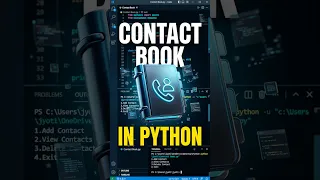 Contact Book in Python Python Project for Beginners