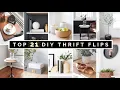 TOP 21 DIY THRIFT FLIPS 2021 SO FAR AFFORDABLE AESTHETIC EASY DIY DECOR HACKS