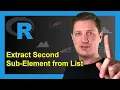 Get Second Sub Entry of Every List Element in R Example Extract 2nd Value sapply Function