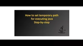 set permanent path for executing java programs step-by-step