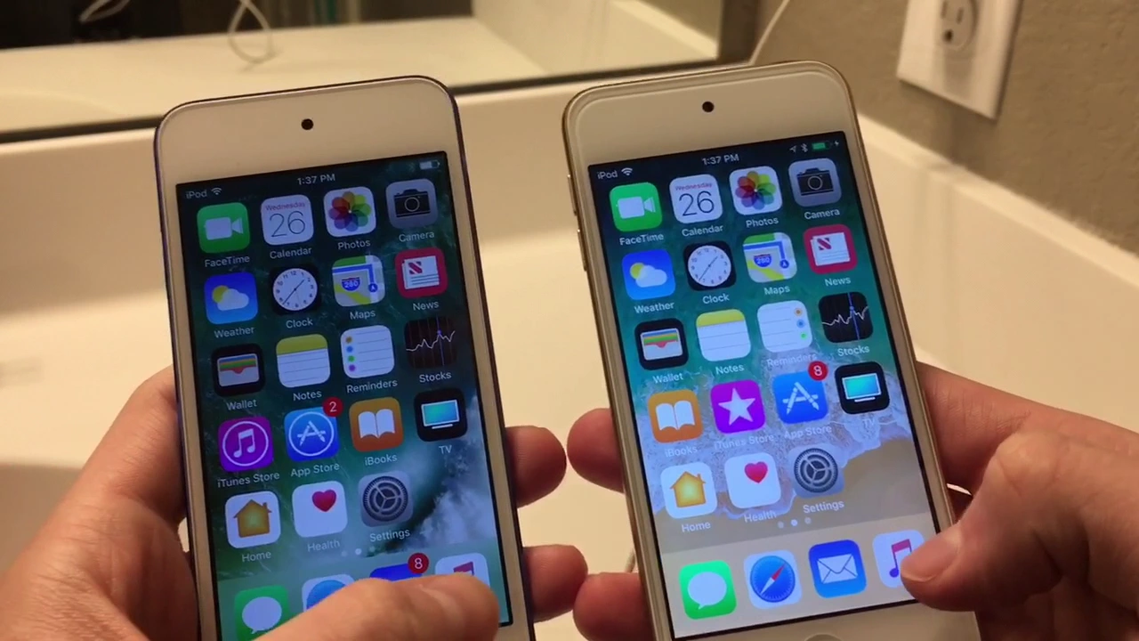 iPod Touch 6th Gen iOS 10.3.3 vs iOS 11 Beta 4
