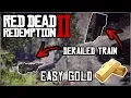 Red Dead Redemption 2 Derailed Train GOLD BARS - JEWELRY BAG XBOX