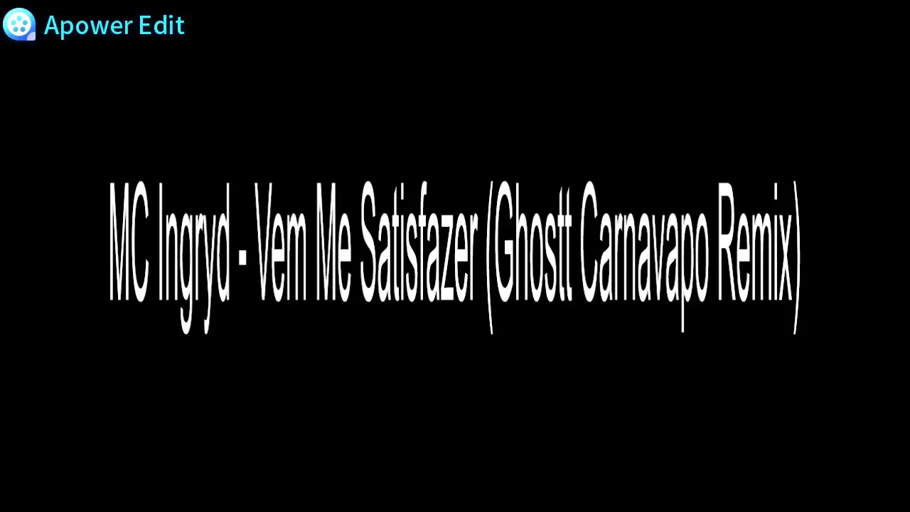 MC Ingryd Vem Me Satisfazer Ghostt Carnavapo Remix MC Ingryd Vem Me Satisfazer Ghostt Carnavapo Remix