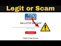 Giftreview us Review Legit 750 Gift Card or Survey Scam