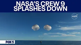 Crew-9 splashes down in Gulf of America | FOX 5 DC