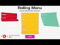 3D Rolling Menu using HTML CSS JavaScript