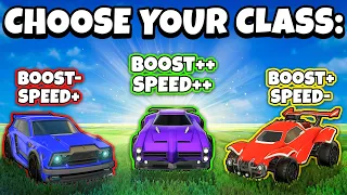 Rocket League, but you can choose a CAR CLASS