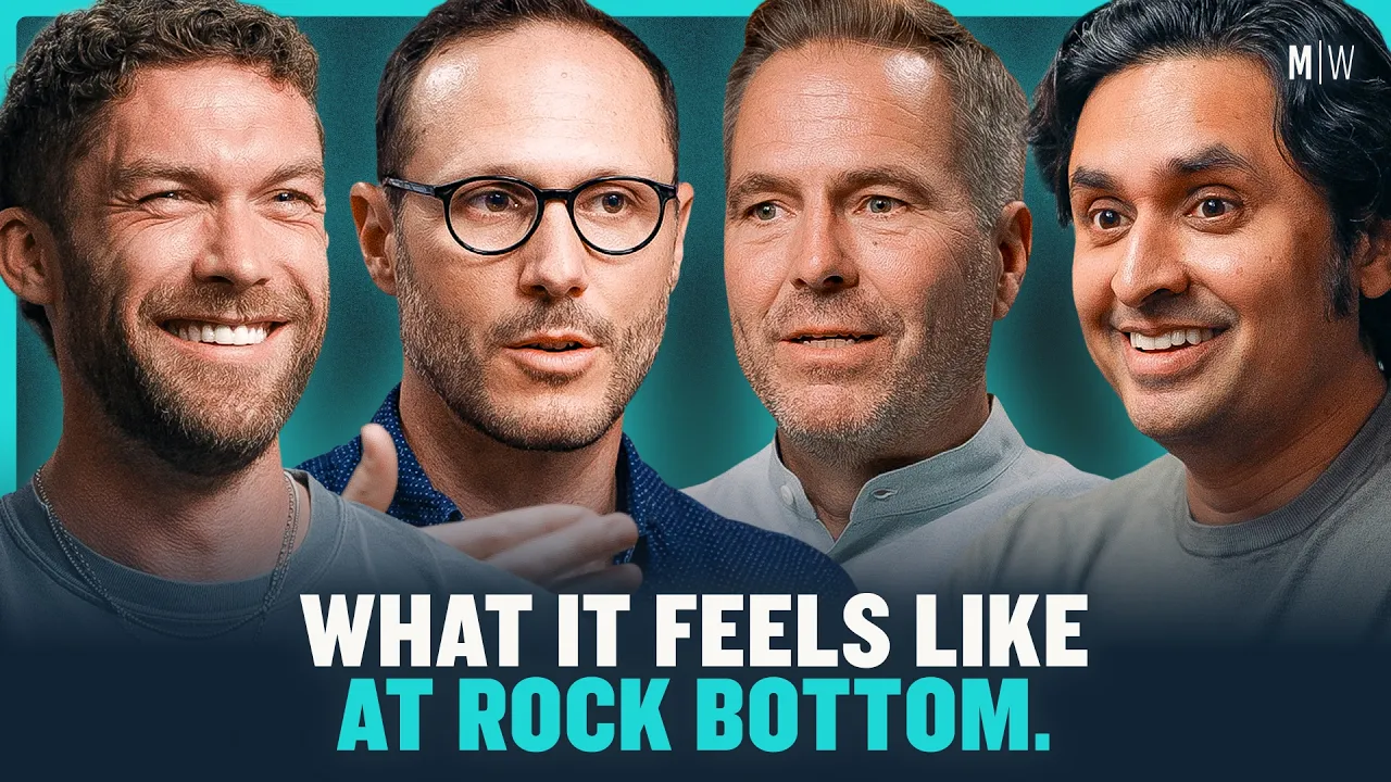 4 Men Share How They Hit Rock Bottom (and got out) - Dr K, Joe Hudson & Connor Beaton