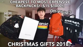 Buying the CHEAPEST To Most EXPENSIVE Designer Backpacks Gucci Off-White More