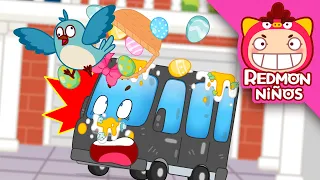 Ben, el auto que recibió un huevazo 🚐🥚 ¡Lavado de Autos con Nick! | REDMON Niños