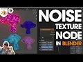 How to Use the NOISE TEXTURE NODE in Blender Beginner Tutorial