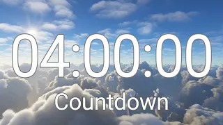 4 Hour Timer with Relaxing Music and Alarm