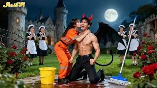 الـCEO الملعون يتحول لشيطان في اكتمال القمر فقط عاملة النظافة بقبلة هد أته والحب بدأ 