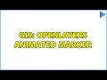 GIS Openlayers Animated marker 2 Solutions