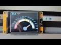 LVGL ESP32 2432S028R CYD Beginner create a simple speedometer with Arc Scale Image and Label