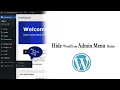Hide WordPress Admin Menu Items