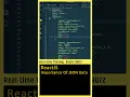 ReactJS Tutorial Handling JSON Data UI Developer Web Development Frontend ReactJS Telugu