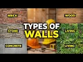 Types of Walls in Building Construction