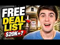 I Found a FREE Pre-Foreclosure List for Wholesaling