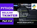 Python TKINTER Method Entry 2 Tutorial Python Visual Studio Code Untuk Pemula