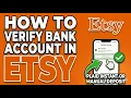 How to Verify Bank Account on Etsy Plaid vs Manual 2026