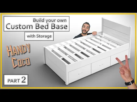 Download MP3 How to Build a Bed Base With Drawers - Part 2 - The Easy Way