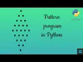 Python pattern printing program 12 in Hindi learn to easy method