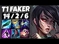 T1 Faker Akali vs Galio MID Patch 26 1 Ranked Korea
