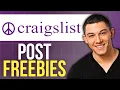 How to Post Freebies on Craigslist