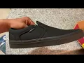 Vans Asher slip-ons Full black
