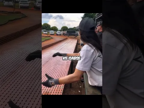 She Risks Her Hands Every Time She Does This 😱🏎️ #car
