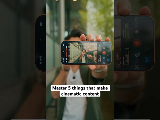 Master 5 things that make your content more cinematic
