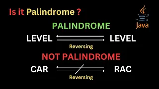 Java Palindrome Checker Check if a String is Palindrome in Java Beginner Tutorial