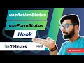 useActionState and useFormStatus in 7 Minutes Hindi React 19 Hooks - Az Bytes