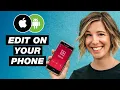 Download Lagu How To Edit Videos On Your Phone (FREE App for iPhone \u0026 Android)