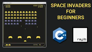 C Space Invaders Tutorial with raylib - Beginner Tutorial OOP