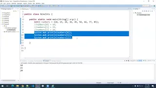 Java Programming 1 - Chapter 8 Exercises 1 2 6