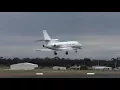 Dassault 900C landing at Bendigo Airport