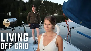 Daily Routines of Boat Life | Living Off Grid in our Tiny Home