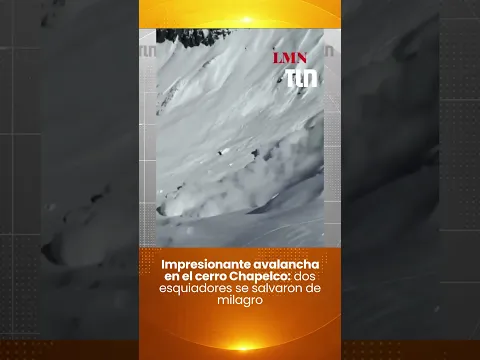 Dos esquiadores se salvaron de milagro en una avalancha en el Cerro Chapelco