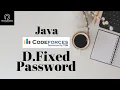 D Fixed Password