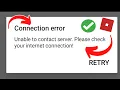How To Fix Roblox Connection Error Solved 2024 Unable to contact server Please check your internet