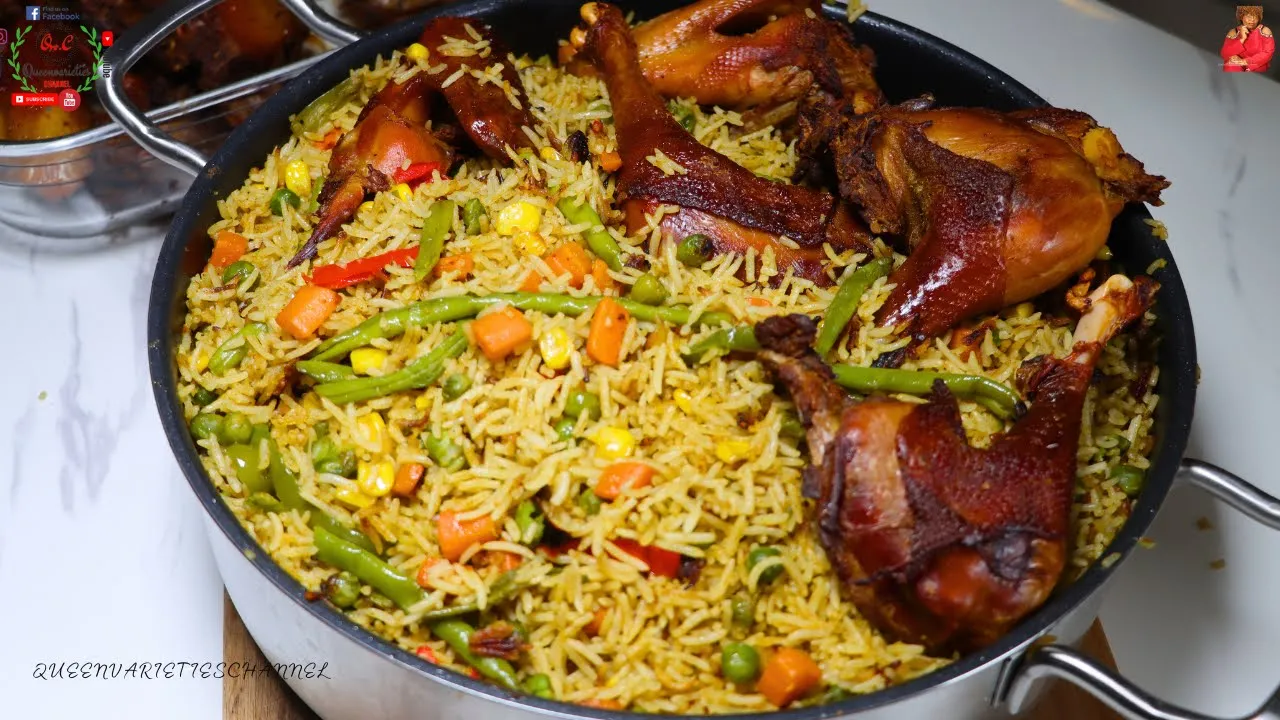 How To Make The Best Nigerian Fried Rice   STEP BY STEP