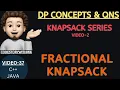 Fractional Knapsack Knapsack Series 2 DP Concepts Qns-37 codestorywithMIK